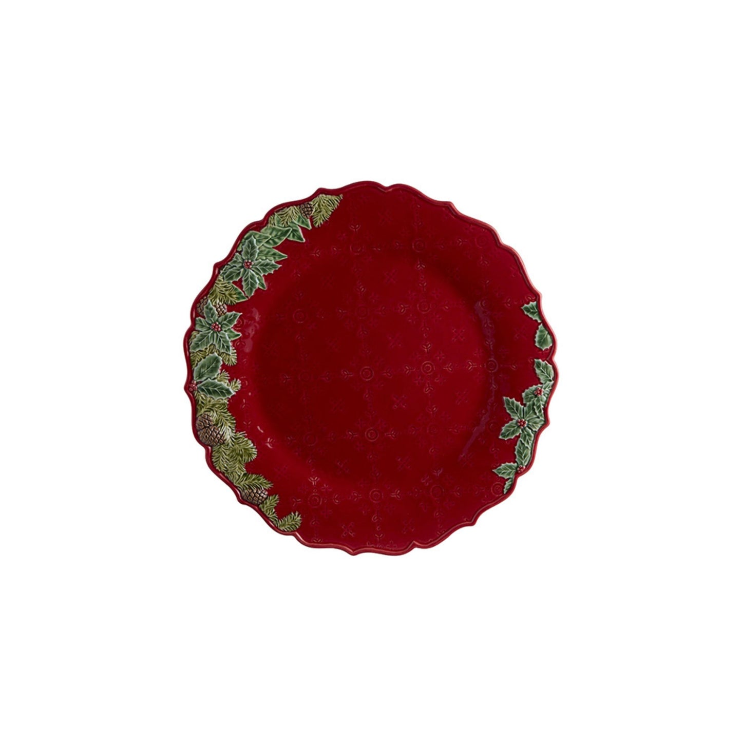 Coroa de Natal Prato Marcador