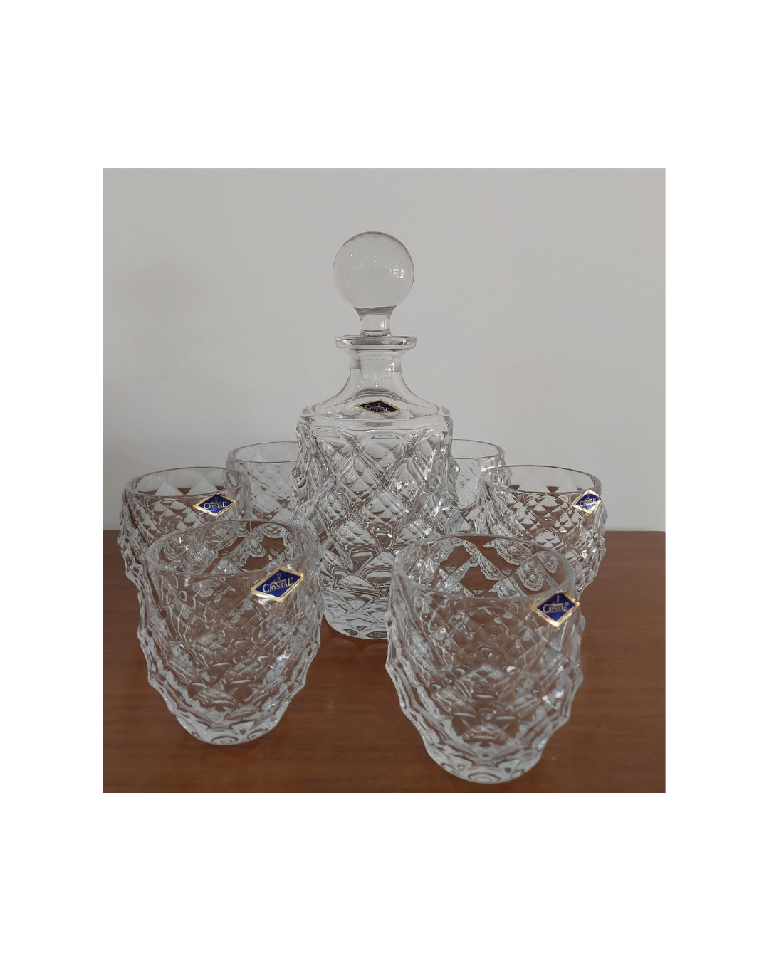 Conjunto 7 Peças Cristal