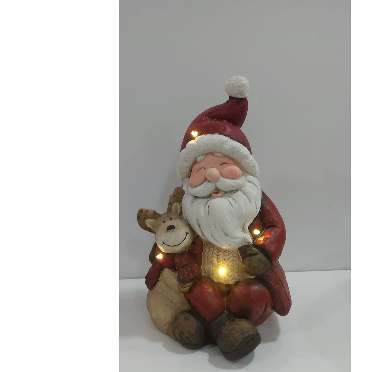 Pai natal c/ rena Led