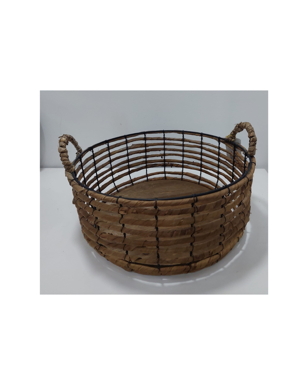Cesto Redondo Vime com Asa