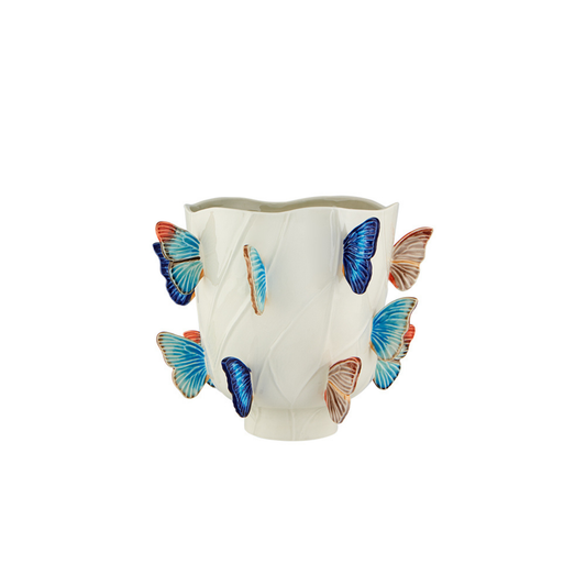 Cloudy Butterflies Vaso Pequeno