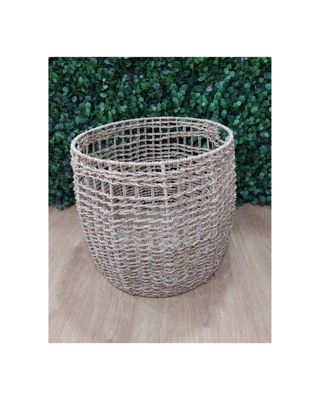 Cesto Redondo Entrelaçado Grd