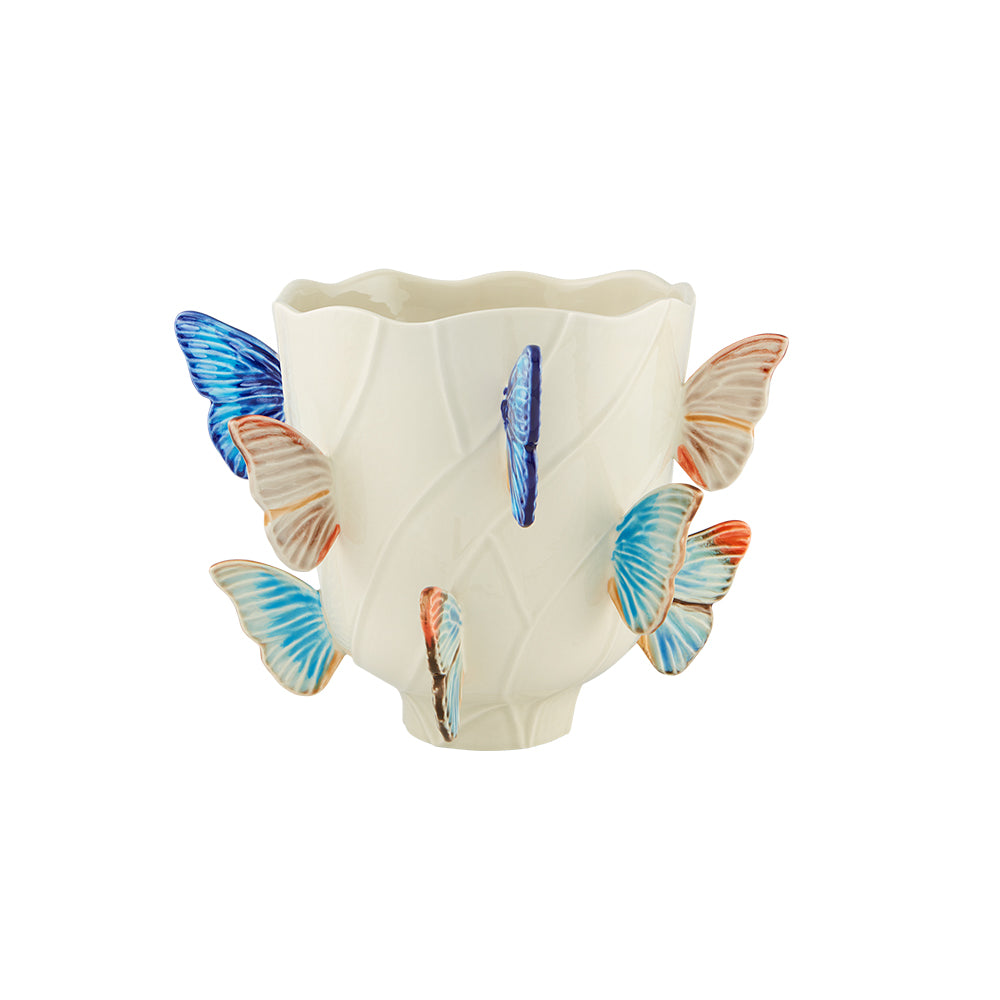Cloudy Butterflies Vaso Grande