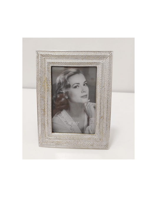 Moldura Resina Prata